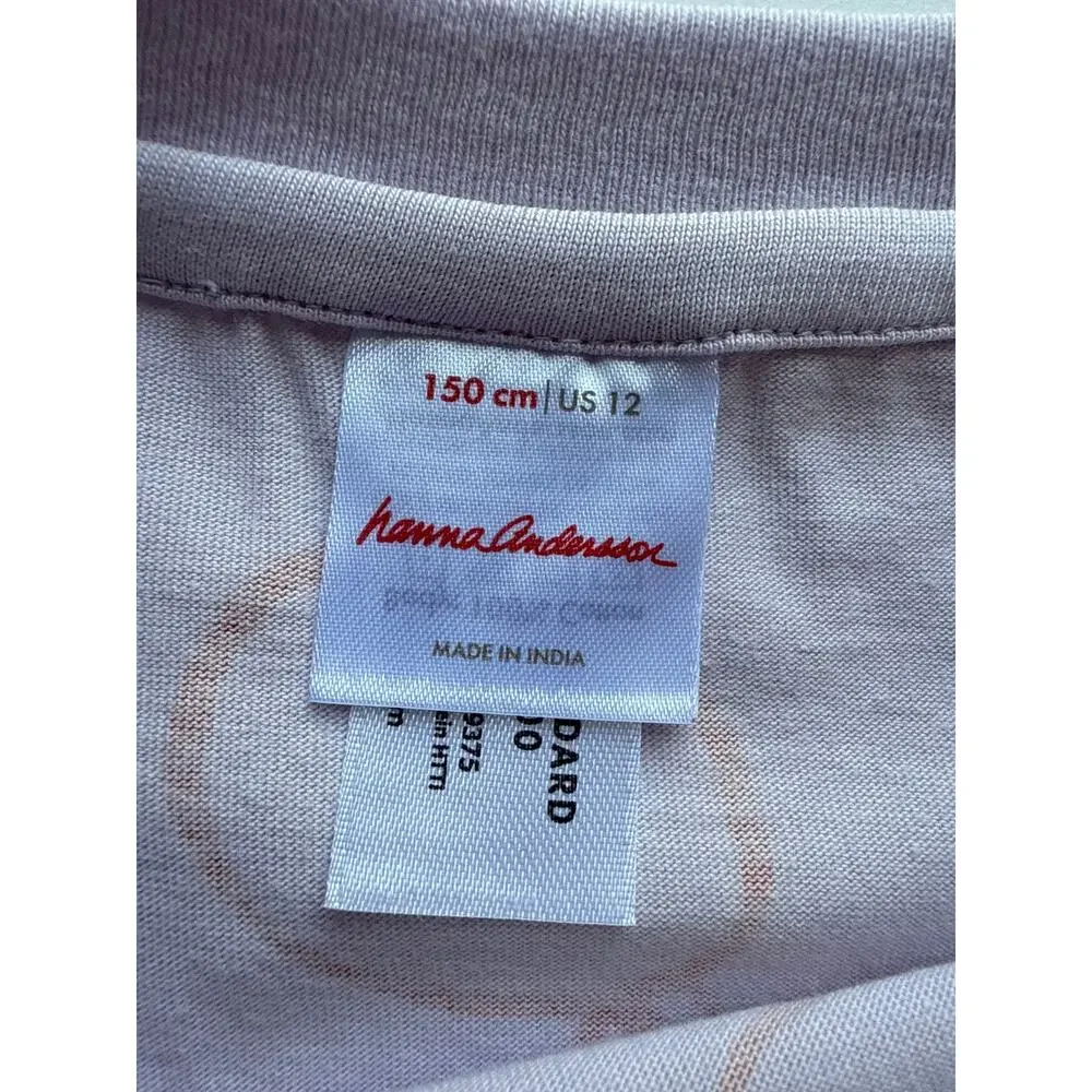 Hanna Andersson Oranges Organic Cotton T-Shirt Size 12